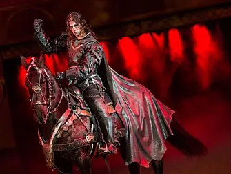 Hôtel Excalibur à Las Vegas - Chevalier dragon au Tournoi des Rois