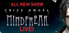 Billets pour Criss Angel MINDFREAK du Cirque du Soleil