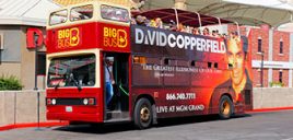 Bus touristique Big Bus à Las Vegas