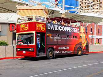 Bus touristique Big Bus à Las Vegas