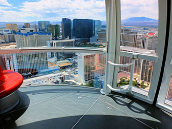 La LINQ High Roller de Las Vegas - De l'intérieur