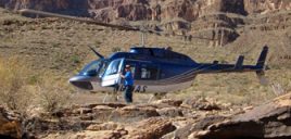 Vols en hélicoptère vers le Grand Canyon