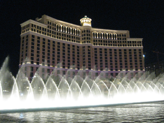 L'hôtel Bellagio de Las Vegas - Fontaines du Bellagio