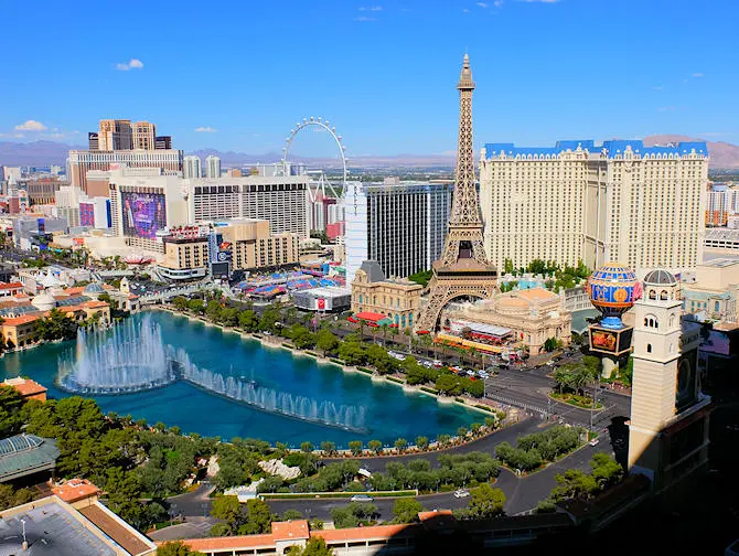 Hôtel Cosmopolitan à Las Vegas - Vue