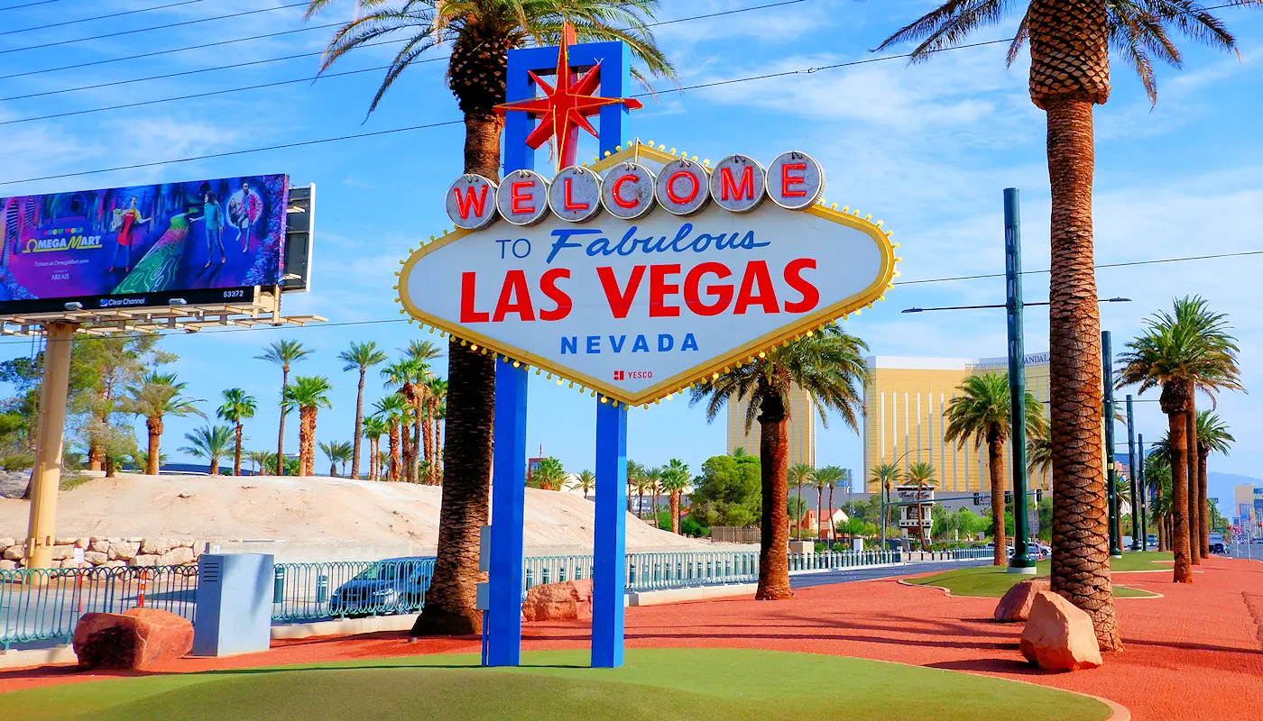 Bus touristique Las Vegas Sign